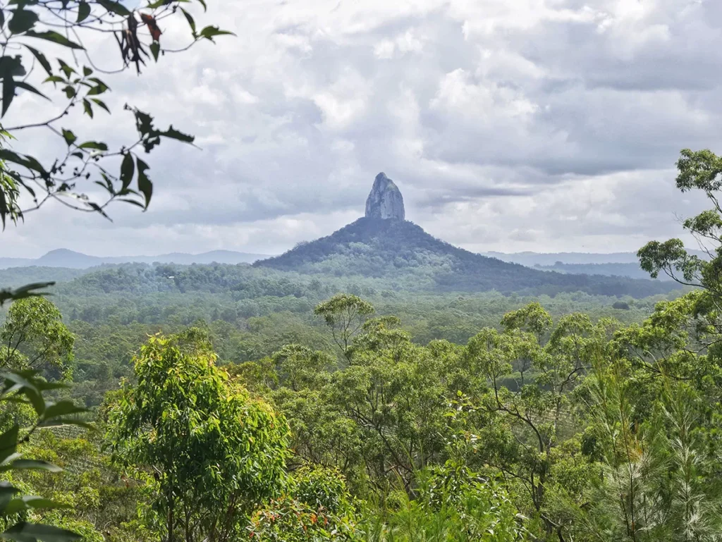 Mount Coonowrin (377 metres high)
