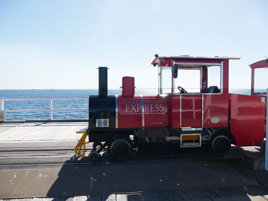 Train at Busselton Jetty