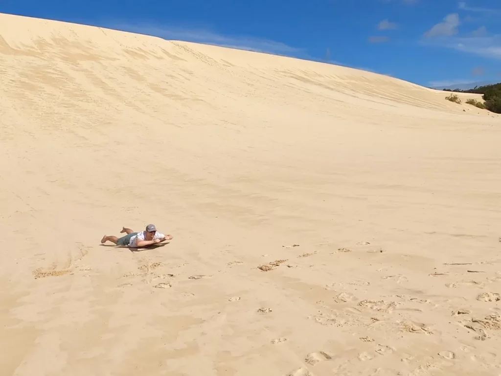 Sandboarding MoreTon Island